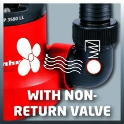 Einhell Dompelpomp GC-SP 3580 LL (350 W - 8000 L/h - 1 Mm Restwater - Traploos Instelbare Vlotterschakelaar - Geïntegreerd Terugslagventiel - Draaghandvat - Kabelopwikkeling - Mechanische Afdichting) 23 Einhell Dompelpomp GC-SP 3580 LL (350 W - 8000 L/h - 1 Mm Restwater - Traploos Instelbare Vlotterschakelaar - Geïntegreerd Terugslagventiel - Draaghandvat - Kabelopwikkeling - Mechanische Afdichting) -Camping Series Winkel 1200x1200 757