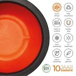 Capi Europe - Vaas Elegant Deluxe Rib NL - 56x84 - Zwart - Voor Binnen En Buiten - KBLR1132 -Camping Series Winkel 1200x1200 827