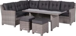 Garden Impressions Jaru Lounge Dining Set - Extra Luxe Kussens -Camping Series Winkel 1200x568