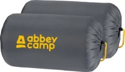 Abbey Camp Slaapzak Amsterdam - 2-pack - Dekenmodel - 210 X 85 Cm - Grijs -Camping Series Winkel 1200x693