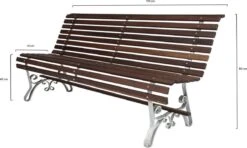 MaximaVida Tuinbank Budapest Oil 170 Cm - Uit Exclusief Mahoniehout -Camping Series Winkel 1200x717
