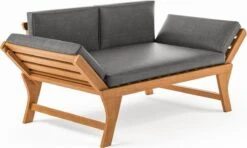 Loungebank Tuin FSC Antraciet – Makkelijk Verstelbaar Lounge Bank Balkon – Tuinbank Lounge Hardhout FSC – Perfecthomeshop -Camping Series Winkel 1200x720 2