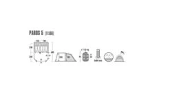 High Peak Paros 5 Tunneltent - 5-Persoons - Donkergrijs -Camping Series Winkel 1200x727