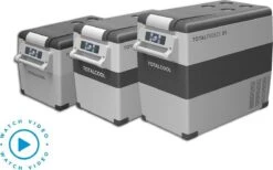 Totalcool Totalfreeze - 35 - Camping Koel/vries Box - 12/24/230 V - 45 Watt- Fluisterstill -Camping Series Winkel 1200x748