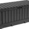 Keter Kentwood Opbergbox - 128x53.6x59 Cm - 350 L - Grafiet -Camping Series Winkel 1200x780