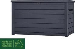 Keter Ontario Opbergbox - 870L - 147x83x86cm - Grafiet -Camping Series Winkel 1200x785