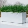 Langwerpige Witte Bloempot Van Naturn Living | Plantenbak | Bloempotten Voor Binnen En Buiten | Wit -Camping Series Winkel 1200x786 1