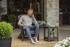 Keter Troy Adirondack Tuinstoel - 81x80x96,5cm - Grafiet -Camping Series Winkel 1200x800 79