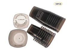 Merkloos Kruidenpot Waterreservoir Verse Kruiden Plantenpot Met Watergeefsysteem Voor Vensterbank Keuken Kruidentuin Binnen Set Van 10 Stuks Zwart -Camping Series Winkel 1200x806 2