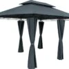 Casaria Paviljoen Topas 3x4m - UV-bescherming 50+ - Antraciet -Camping Series Winkel 1200x847 2