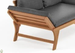 Loungebank Tuin FSC Antraciet – Makkelijk Verstelbaar Lounge Bank Balkon – Tuinbank Lounge Hardhout FSC – Perfecthomeshop -Camping Series Winkel 1200x851 1