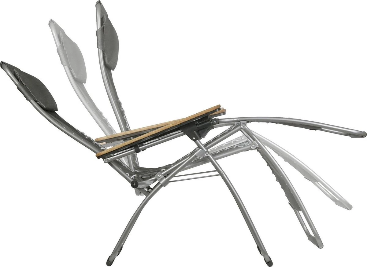 Lafuma RSX Clip Air Comfort - Relaxstoel - Verstelbaar - Inklapbaar- Zero Gravity - Taupe 4 Lafuma RSX Clip Air Comfort - Relaxstoel - Verstelbaar - Inklapbaar- Zero Gravity - Taupe - Afbeelding 2