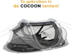 Deryan Luxe Pop-up Reisklamboe - Lichtgewicht 2 Persoons Klamboe – Geimpregneerd - Slaapcompartiment Voor Tent - Binnentent -Camping Series Winkel 1200x893