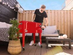 AXI Retro Cooler Rood - Koeler Met Wielen - 76L Inhoud - Koelbox Met Aftapkraan -Camping Series Winkel 1200x900 7