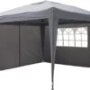 Garden Royal Partytent 3x3m Easy Up Grijs Met 2 Zijwanden -Camping Series Winkel 1200x915 2
