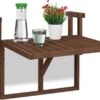 Relaxdays Balkontafel Inklapbaar - Klaptafel Balkon - Tafel Reling - Hangtafel Hout -Camping Series Winkel 1200x915 3