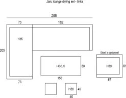 Garden Impressions Jaru Lounge Dining Set - Extra Luxe Kussens -Camping Series Winkel 1200x931