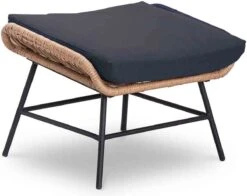 BUITEN Living Dex Wicker Loungestoel Tuin Incl. Wicker Voetenbank | Wicker + Aluminium | Bamboe Antraciet 21 BUITEN Living Dex Wicker Loungestoel Tuin Incl. Wicker Voetenbank | Wicker + Aluminium | Bamboe Antraciet -Camping Series Winkel 1200x951