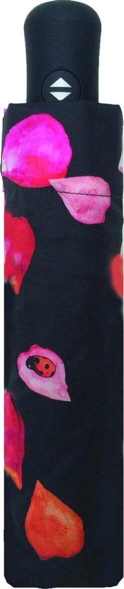 Smati Pétale Opvouwbare Stormparaplu - Paraplu - Auto Open/Dicht - ø 90 Cm - Zwart/Multi Kleur -Camping Series Winkel 253x1200