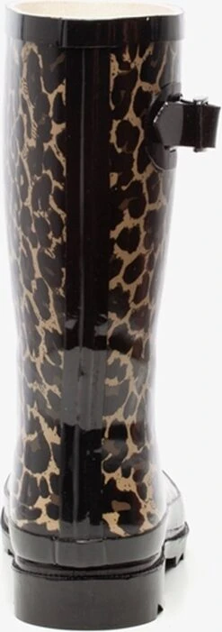 Mountain Peak Dames Regenlaarzen Met Luipaardprint - Bruin - Maat 38 -Camping Series Winkel 423x1200