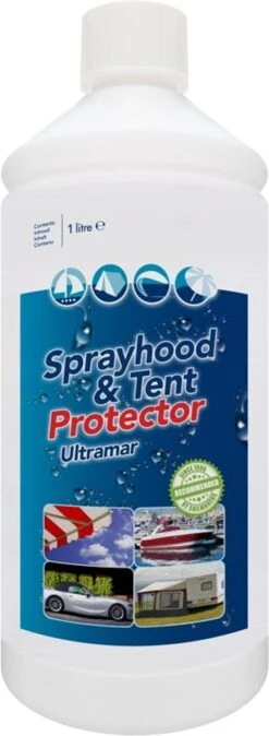 Ultramar - Sprayhood & Tent Protector 1L - Impregneermiddel Voor Bootkap, Tent, Cabriodak - Maakt Waterdicht En Geeft Extra Bescherming -Camping Series Winkel 440x1200