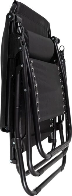 Luxe Ligstoel Met Hoofdsteun & Voetsteun - Verstelbare Rugleuning - Zonnebed Relaxstoel Voor Tuin/Terras/Strand/Balkon/Zwembad/Camping - Inklapbaar - Weerbestendig - Zwart 16 Luxe Ligstoel Met Hoofdsteun & Voetsteun - Verstelbare Rugleuning - Zonnebed Relaxstoel Voor Tuin/Terras/Strand/Balkon/Zwembad/Camping - Inklapbaar - Weerbestendig - Zwart -Camping Series Winkel 445x1200