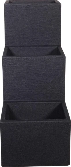 4gardenz Stone Trapsgewijs Plantenbak Voor Buiten 27x60x60 Cm - Grijs -Camping Series Winkel 509x1200