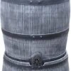 Regentonset Roto 120 Liter + Voet - Grijs -Camping Series Winkel 632x1200