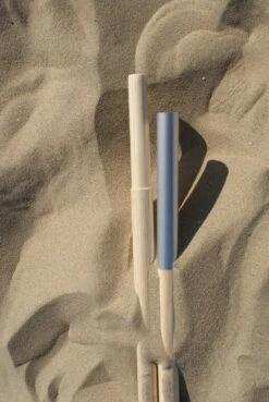 Sunline TOPPER!! Strand Windscherm Kobalt Blauw - Wit - 5 Meter Sterk Dralon Met 2 Delige Stokken 180 Cm -Doekhoogte 140 Cm -Camping Series Winkel 804x1200 2