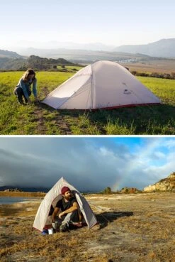Cloud Up 3 Upgraded - Naturehike® - Tent 3 Persoons - Lichtgewicht Tent - Incl. Grondzeil - 20D 4000MM - Outdoor Kampeertent - Waterdicht - Hiking & Wandelen 17 Cloud Up 3 Upgraded - Naturehike® - Tent 3 Persoons - Lichtgewicht Tent - Incl. Grondzeil - 20D 4000MM - Outdoor Kampeertent - Waterdicht - Hiking & Wandelen -Camping Series Winkel 804x1200