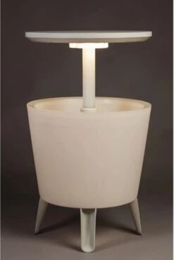 Keter Coolbar Partytafel – Lichtgevend - 49,5x49,5x57cm - Wit -Camping Series Winkel 804x1200 3