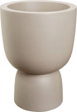 Elho Pure Coupe 35 - Bloempot Voor Binnen & Buiten - Ø 34.9 X H 49.0 Cm - Beige/Balanced Beige -Camping Series Winkel 820x1200 2