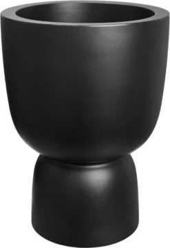 Elho Pure Coupe 41 - Bloempot Voor Binnen & Buiten - Ø 41.3 X H 57.9 Cm - Zwart/Zwart -Camping Series Winkel 824x1200 1