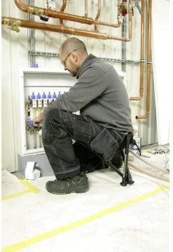 Walkstool - 3-Poots Krukje - Comfort 55 Cm - Verstelbaar - Zwart -Camping Series Winkel 824x1200