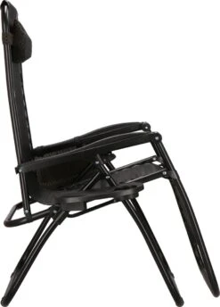 Springos Tuinstoel | Ligstoel | Opvouwbaar | Verstelbaar | Ergonomische Hoofdsteun | Bruin / Zwart -Camping Series Winkel 861x1200