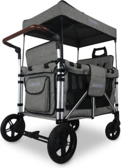 FUXTEC Bolderkar FX-CTXL900 - Premium Grijs - Nu Voor Maximaal 4 Kinderen -Camping Series Winkel 866x1200