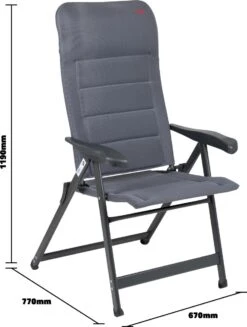Crespo Standenstoel - AP-237 Air-Deluxe - Grijs (86) -Camping Series Winkel 906x1200