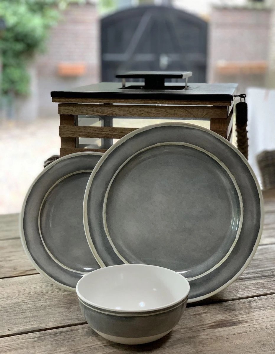 RJRQuality Camping Servies - 12 Delig – 100% Melamine Servies Set – Campingservies – Melamine Borden 4 RJRQuality Camping Servies - 12 Delig – 100% Melamine Servies Set – Campingservies – Melamine Borden - Afbeelding 2