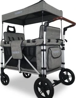 FUXTEC Bolderkar FX-CTXL900 - Premium Grijs - Nu Voor Maximaal 4 Kinderen -Camping Series Winkel 940x1200
