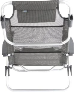 Bo-Camp Beach Chair - Monaco - Aluminium - Grijs -Camping Series Winkel 964x1200