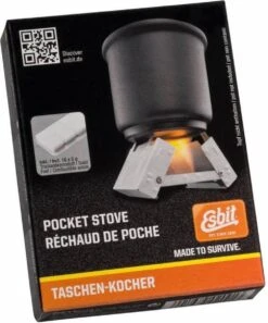 Esbit Brander Pocket Stove S - Incl 16x5 Gr Esbit Blokjes - Compact -Camping Series Winkel 998x1200